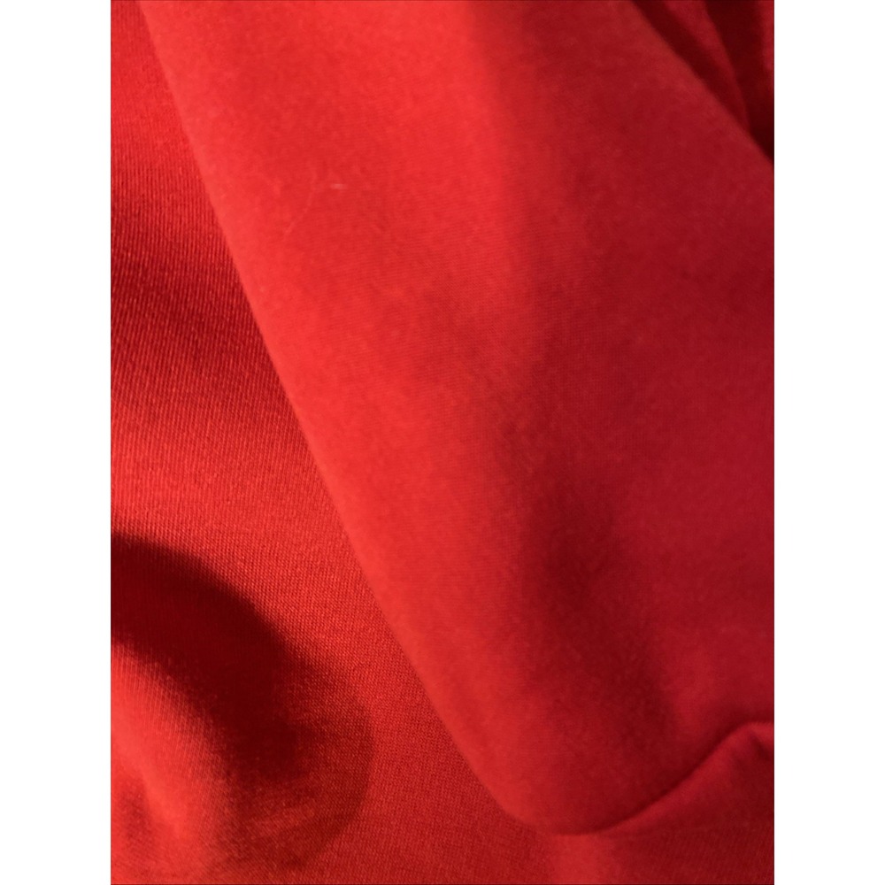 New Look Crop Hoodie Womens Medium Varsity Letter‎ Red White Length 14" Pit 19" - Picture 5 of 8